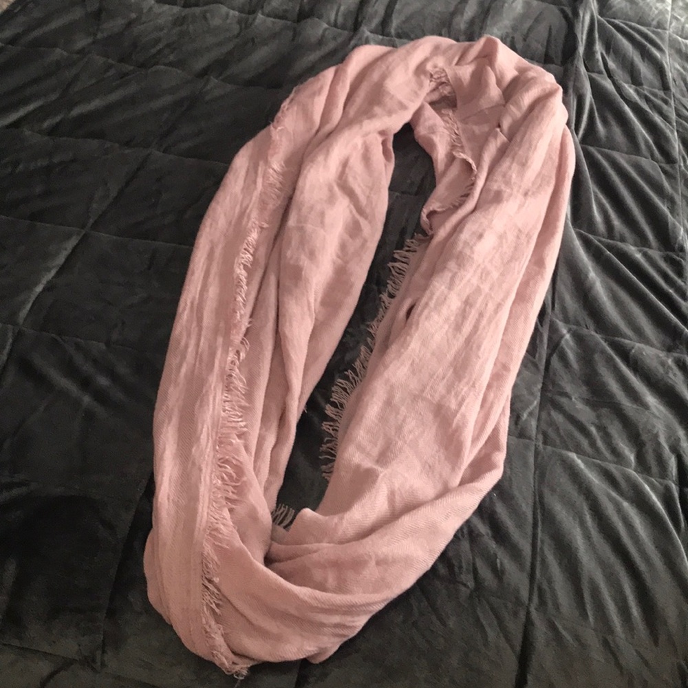 light pink infinity scarf!